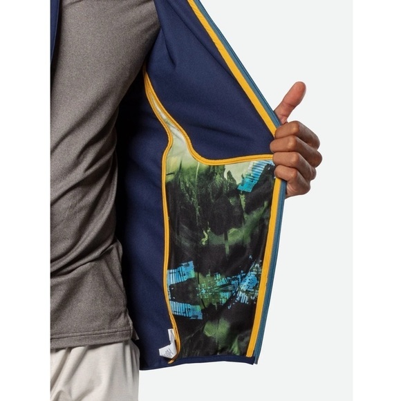 Nathan Tour Hooded Waterproof Jacket Peacoat Navy Blue Medium NWT - Picture 15 of 15